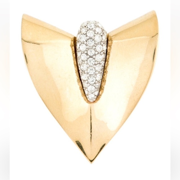 Givenchy Jewelry - Vintage Givenchy Goldtone Brooch